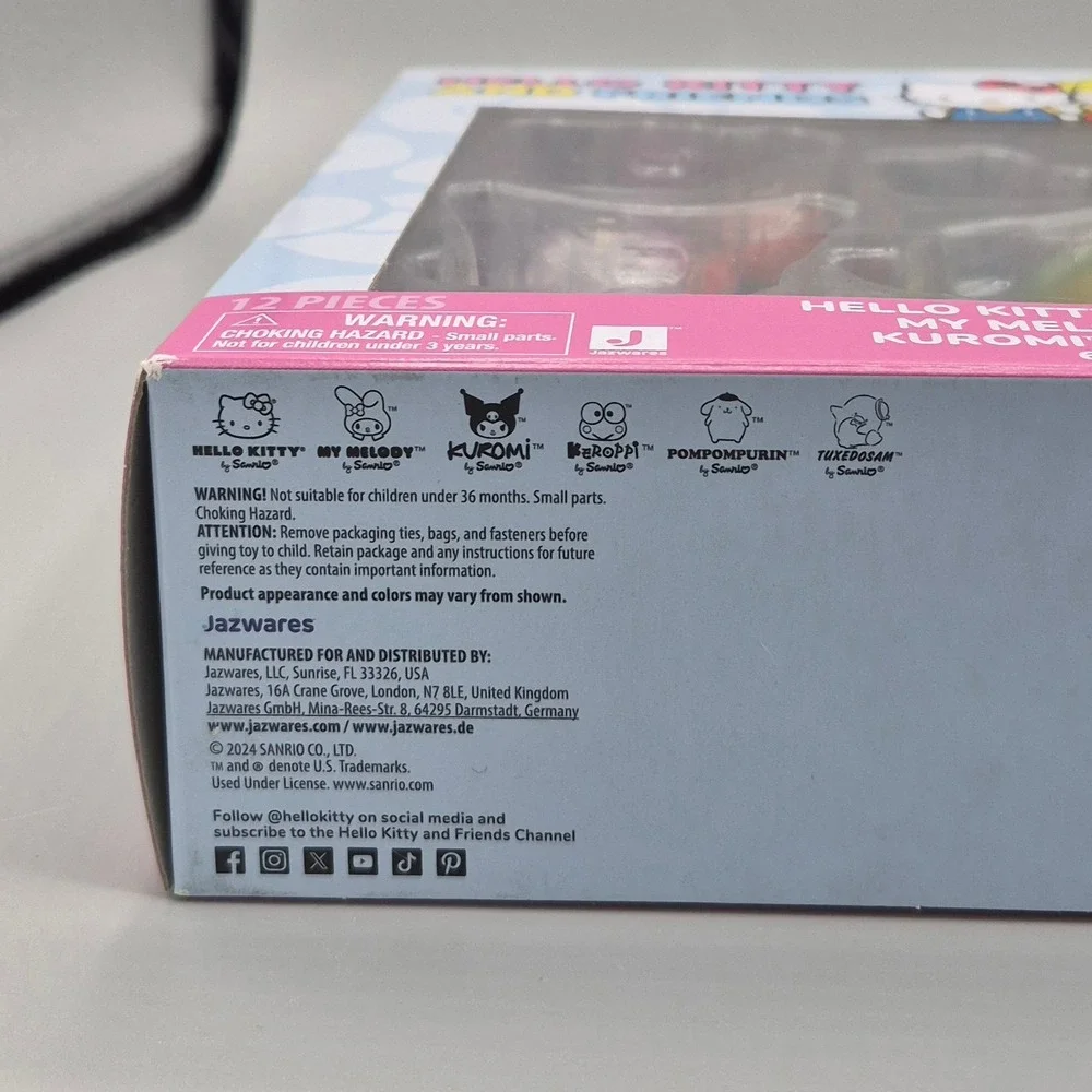 Hello Kitty Friends Series 2 Dreamland 6 Figure Pack Sanrio Jazwares 2024 NEW